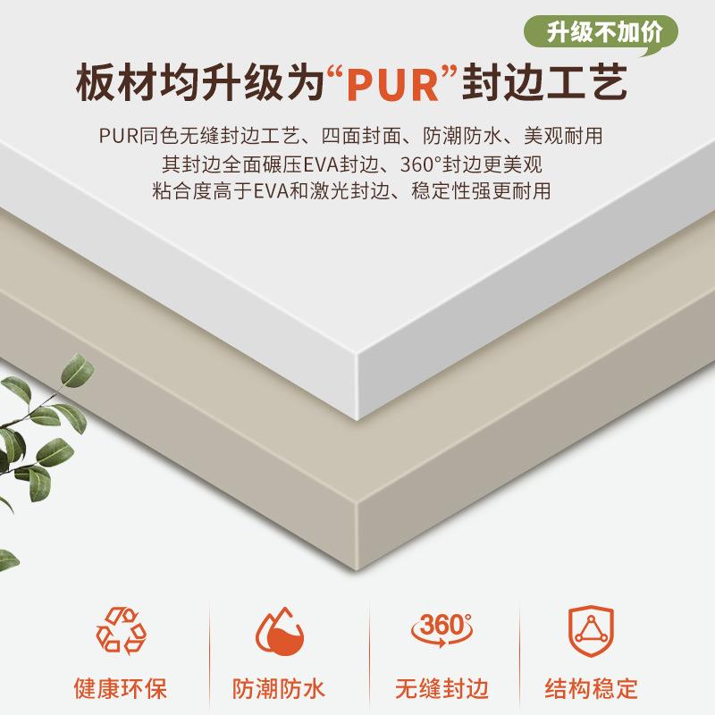 KQ推拉门1衣柜家用卧室衣帽间移门简易儿童木柜B子一门实到W1顶衣