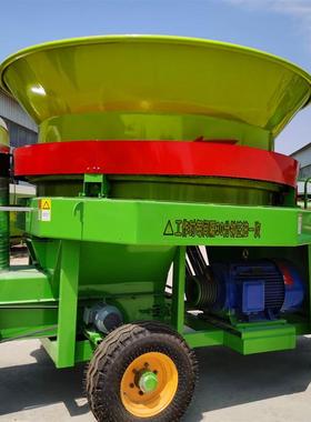 大型草杆麦草捆QYE机切碎机圆预筒草料粉式料牛羊场用饲草料铡揉