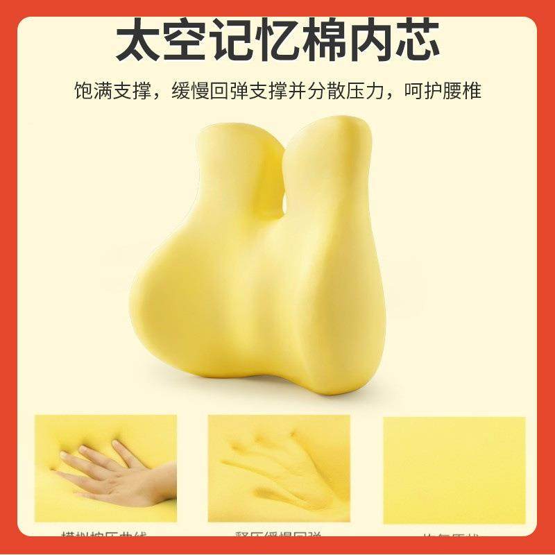 ?护办公室腰靠腰座椅靠枕垫忆孕妇腰垫坐久车用腰靠记棉F$p$pb*$,居家布艺,抱枕被,淘宝优惠券,粉丝福利购,淘宝优惠卷