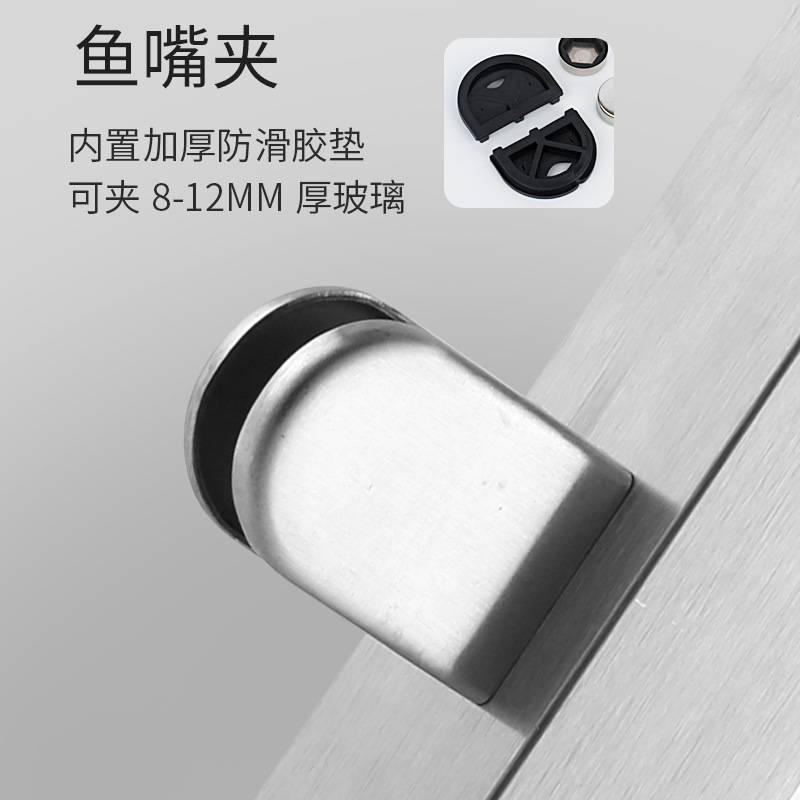 不锈钢阁楼室外阳台护栏现代家用简约装饰栏杆钢化玻璃楼梯扶手