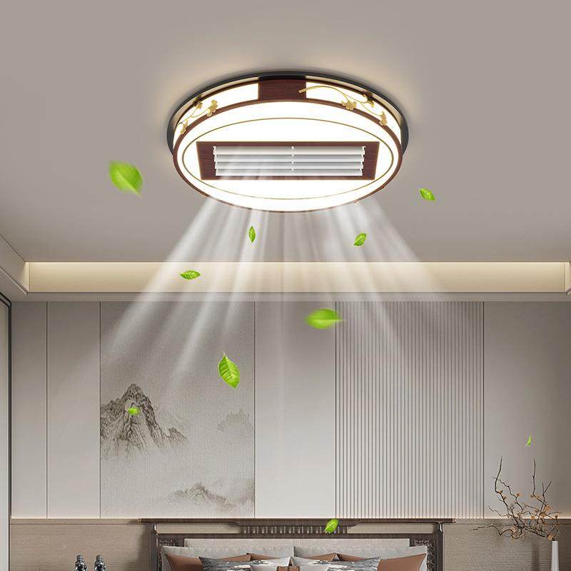 中室888式客厅意吸顶灯创智能隐形无叶风扇灯卧餐厅房间电扇一新