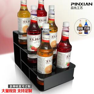 明双三8层糖浆架透子不锈钢糖压瓶1能三层六格83果露架吧台多功收