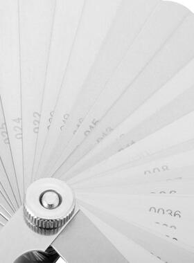 90416塞尺公英制间30249隙尺件塞规单片厚尺度弹簧钢320.02-1.0mm