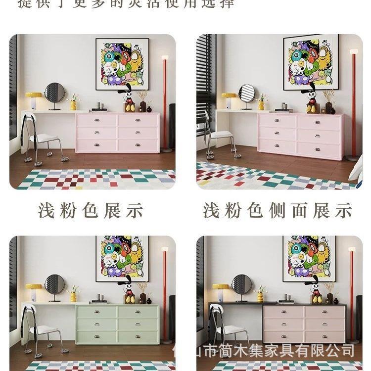 妆桌台子客厅用小家户型简约现代主卧室VKE床尾化梳妆转角实木复