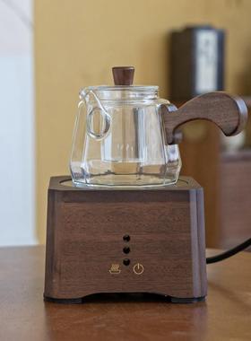 侧把茶茶壶玻82497璃煮茶壶八玲珑壶电陶炉茶壶围炉煮高硼硅玻角