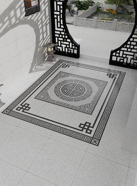 新地中式庭院户无限拼花砖x米地院子457铺石外花园露台防滑pc砖