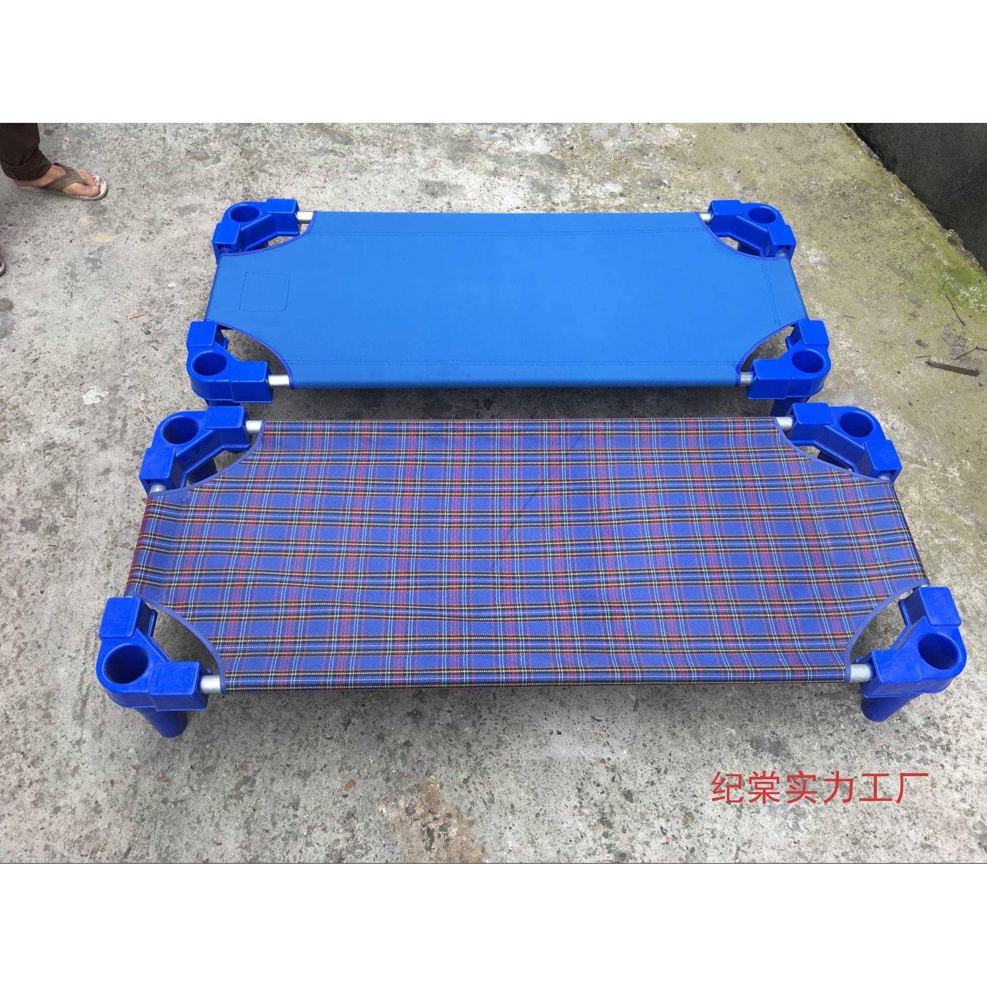 幼儿园床料帆布床童床托班午休睡觉床宝塑宝KTN床叠叠折叠儿小床