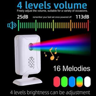 分式迎宾器分SF20R体式感应2门铃店进门你好欢迎光临感体应铺门铃