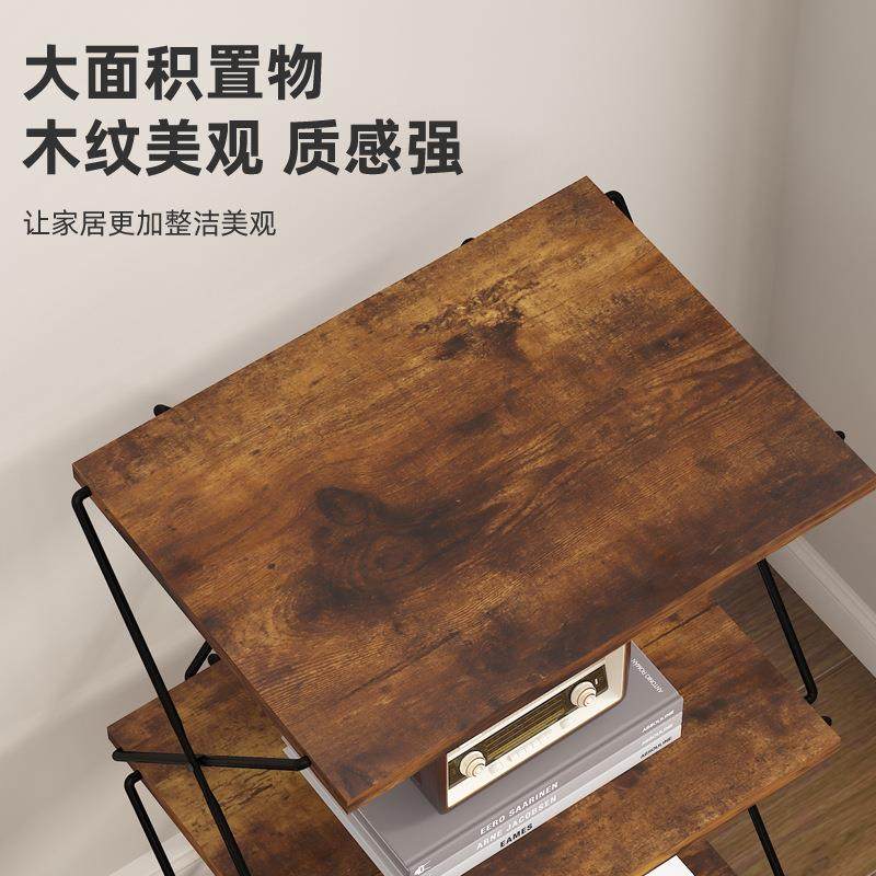 简易多层置物架储物收纳架客厅卧室架落地置物架杂质收纳书陈列展