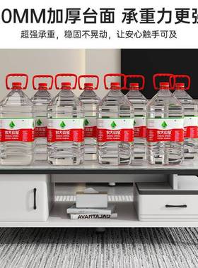 茶几客厅合家小户型用32960桌子2025新款约简现代电视柜组钢化玻