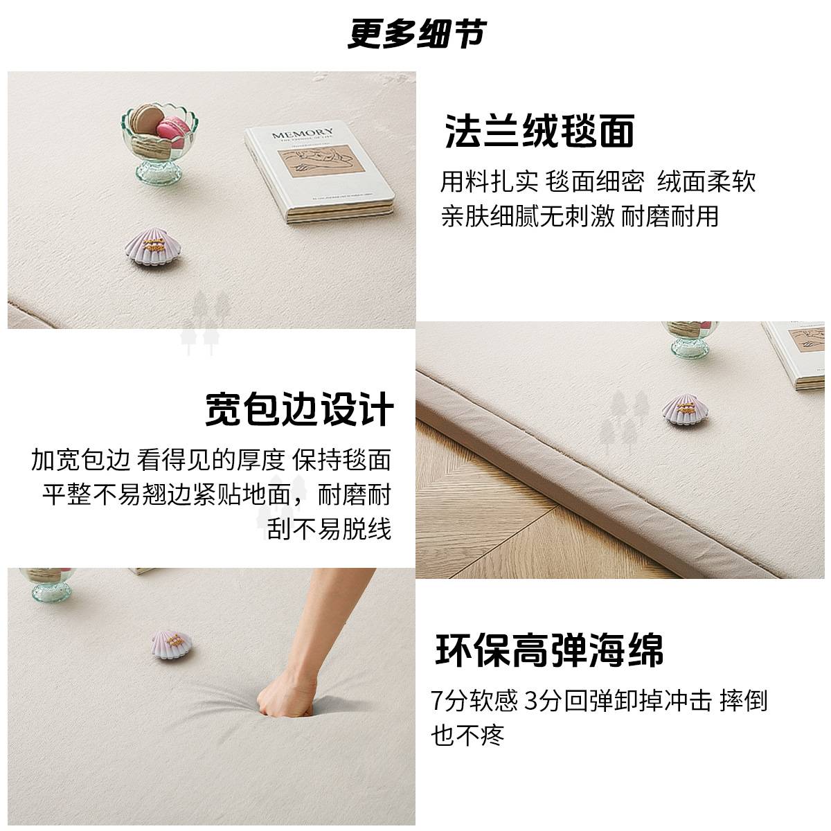 卡通榻榻米地垫儿童爬爬垫加厚防滑卧室床垫打地铺可躺午睡厚垫子