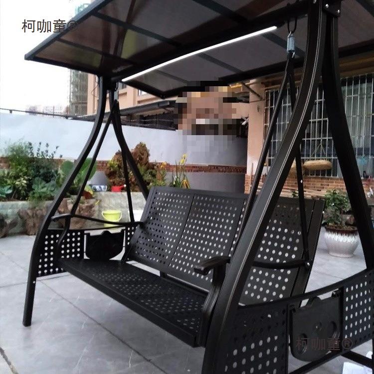 户秋千摇椅阳台别墅露台铁912吊椅防外千腐木编藤艺摇篮庭院秋麦