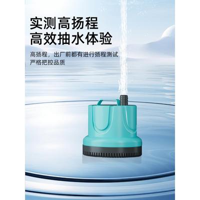 便?小水小吸型鱼无品牌/缸抽水泵循泵环泵底泵鱼粪吸过滤吸水泵家