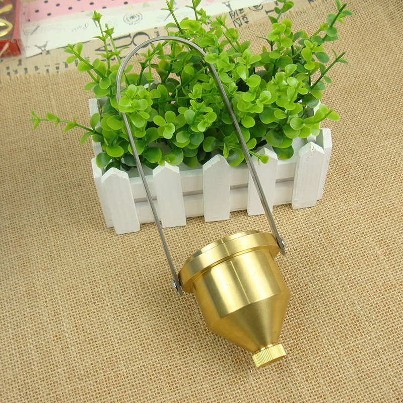 LND-A型便携式l涂4号粘度杯 涂四杯 手提式粘度计 铜杯 100ml