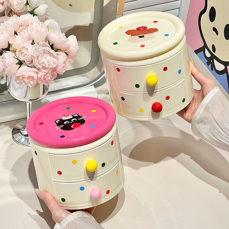 生活一角 桌面抽屉盒梳妆台口红头绳书桌文具分格旋转收纳置物架,收纳整理,桌面收纳盒,淘宝优惠券,粉丝福利购,淘宝优惠卷