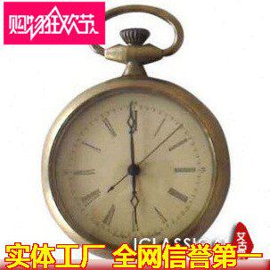 艾古典 欧式纯铜仿古机械怀表 直径42mm