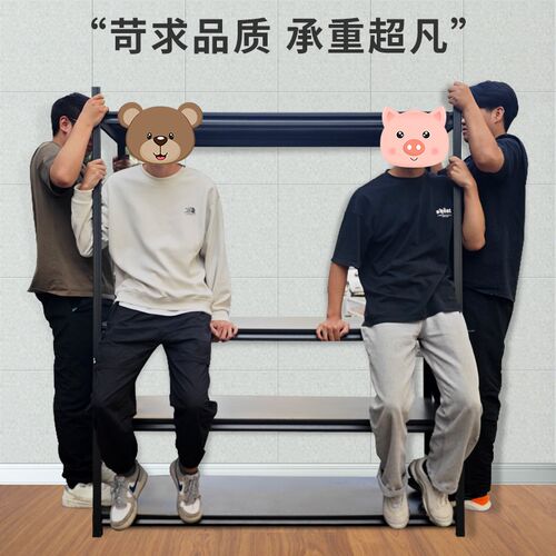 家用货架置物架多层阳台厨房杂物间收纳架商用仓库超市展示架铁架