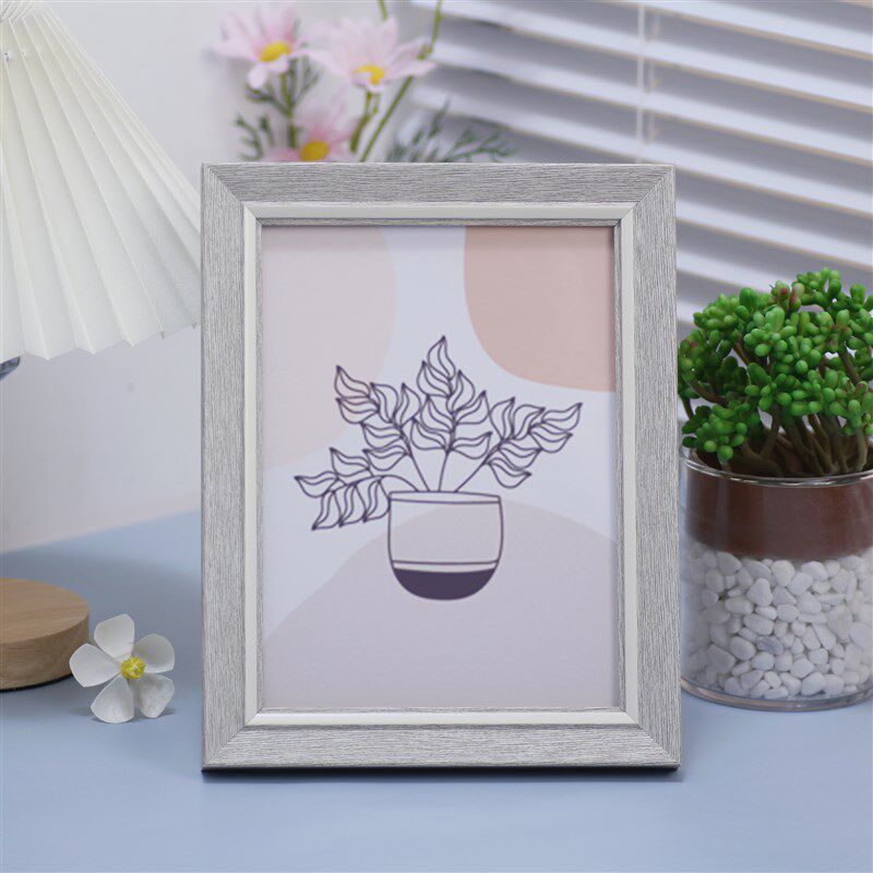 简约摆台欧式小相框高级感加洗照片6781012寸a45挂墙画框照片框架