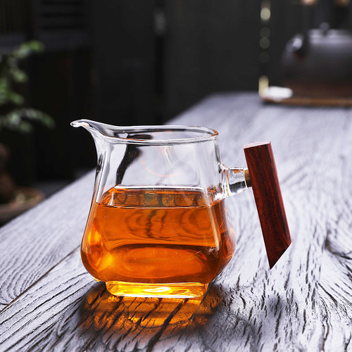 玻璃公道杯加厚耐热透明泡茶过滤功夫茶具配N件茶海分茶器茶漏套
