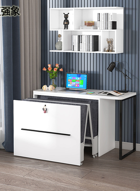 午睡折叠床午休办公室单人床家用书C房办公桌隐形床一体两用CH18