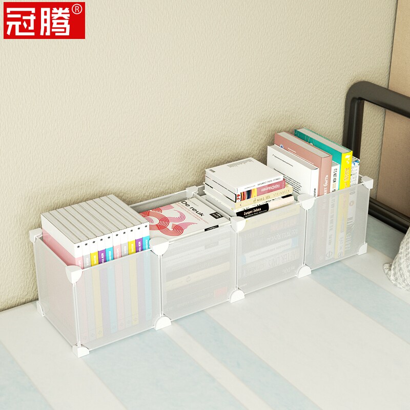 宿舍床上书架大学生寝室上铺置物架子床头床边用收纳架.简易小书