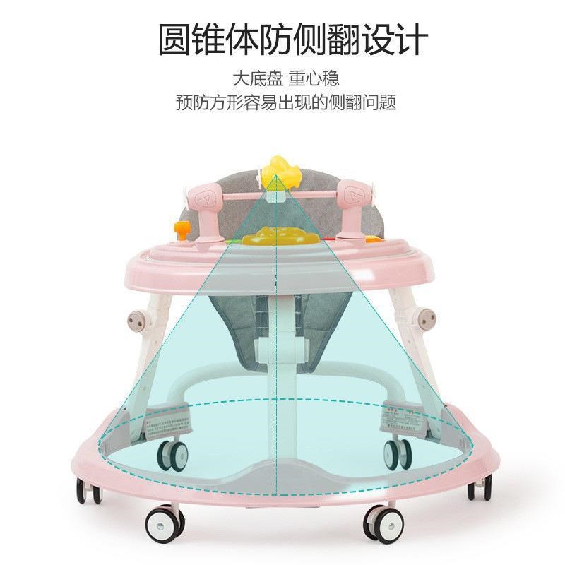 2025新款婴儿学步车防o型腿多功能防侧翻手推车宝宝可坐可推学行