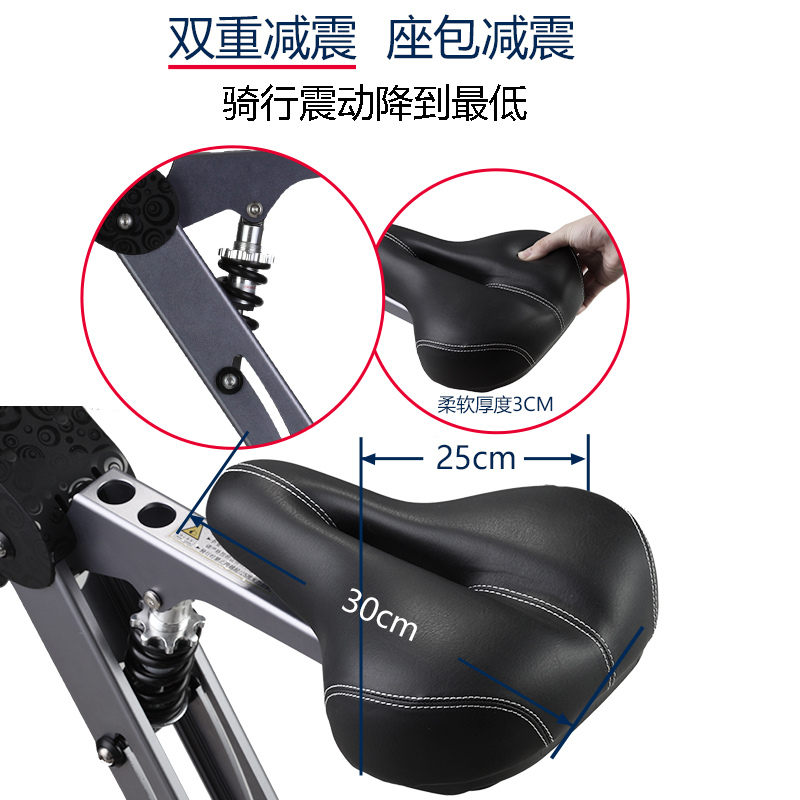 折叠超轻便携锂电池电动三轮车成人老人女士时尚迷你小型代步车