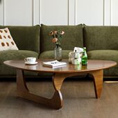 中古风实木野口勇茶几日式 客厅家用小户型异形矮桌子简约现代边几