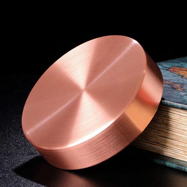 黄铜曼扎盘无缝光面卷边修盘西藏式曼达盘底基盘民族曼茶罗大小号