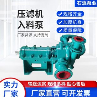 125ZJW-II压滤机入料泵 杂质泵压滤机入料泵 洗煤厂压滤机给料泵