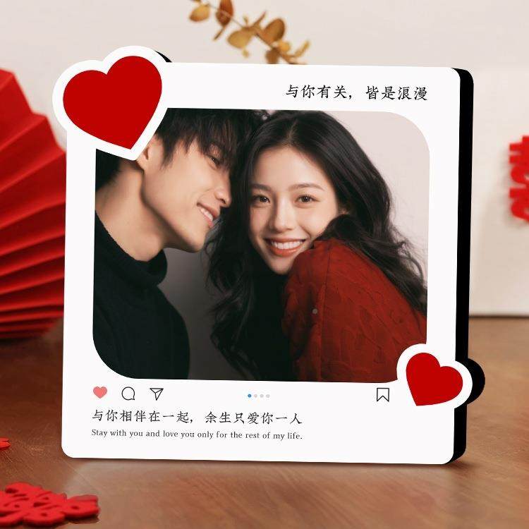 相框摆台照定片制情diy侣打印礼F988H66T物情人节送男女老友公纪,家居饰品,DIY亲子装饰画,淘宝优惠券,粉丝福利购,淘宝优惠卷