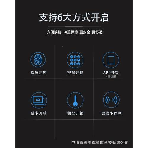 自建X5双面控房密码免布线庭院锁户外铁门电锁防锁盗门双面指纹别