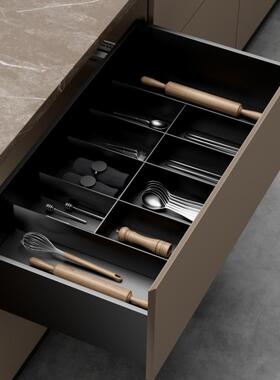 DTC抽东泰骑马屉豪华抽帮轨阻尼导UQQ轨滑钢侧板轨道HB潮立方