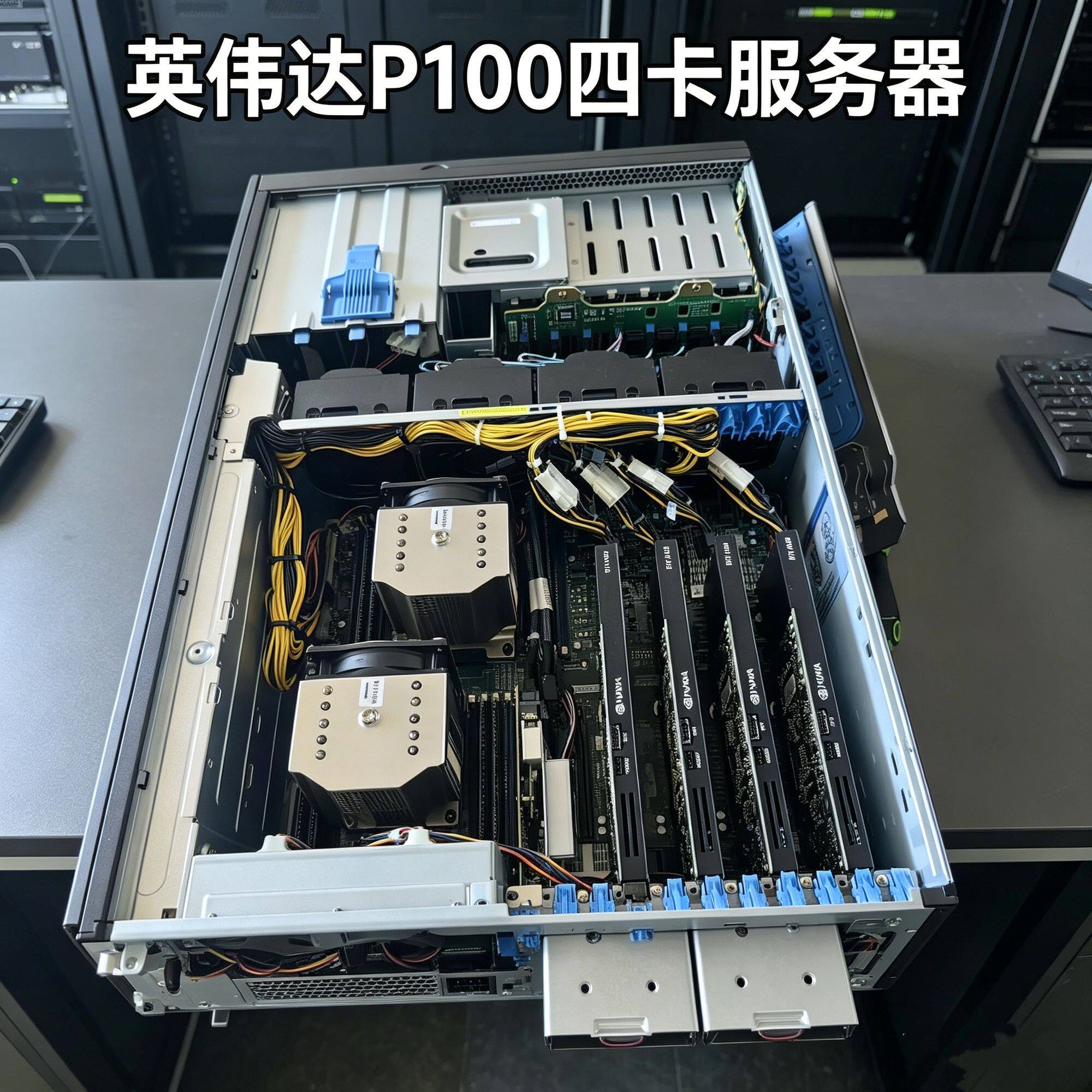 英伟达 四卡 P100 服务器 本地部署大模型训练推理 超高性价比