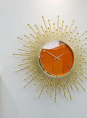 钟表客厅222115小0新23款大挂气网红奢挂钟轻高端创意现代装饰家