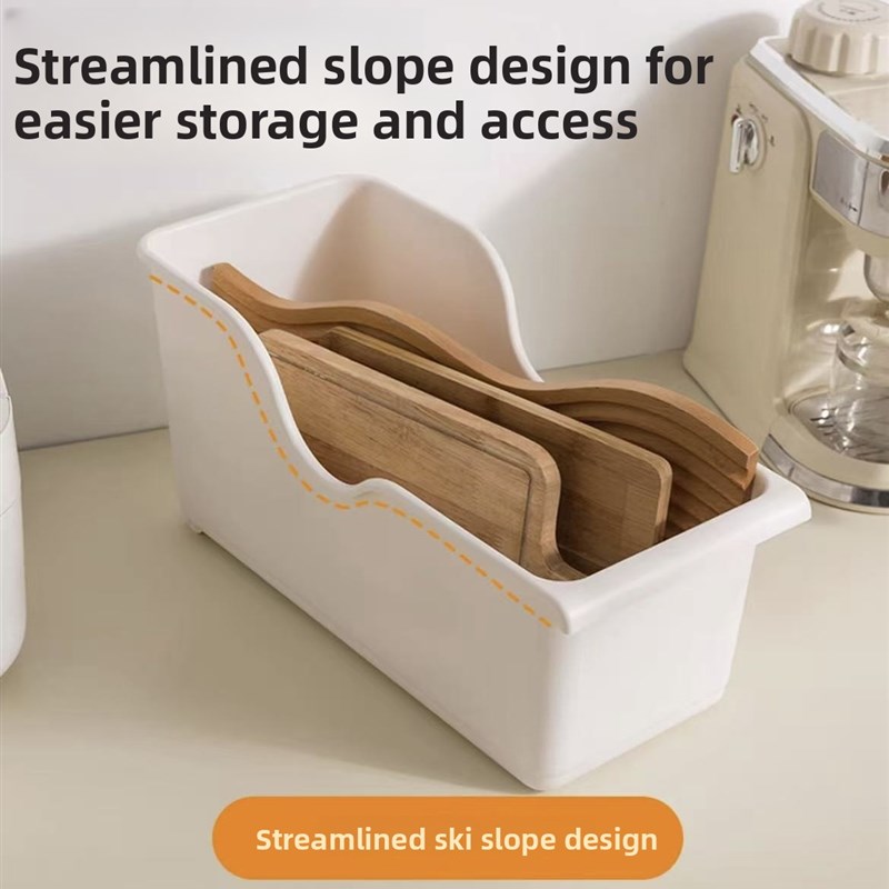 【拍一发四】厨房橱柜收纳盒锅具锅盖杂货调U料瓶收纳大容量