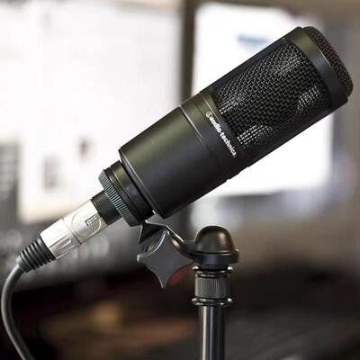 歌录音棚可用铁三角at020at2035at2音0250个人录k84376家用电脑麦