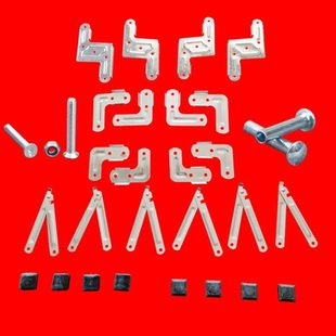 厚不锈钢晾衣架配件X型折叠晒衣架连接片固定五金件适合25mm方管