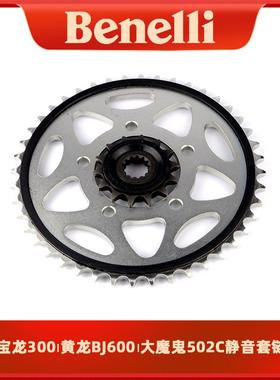 蓝宝龙黄龙BJ大魔鬼C套链链轮牙盘静音挂胶油封链条