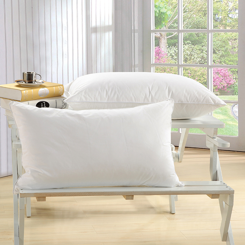 星晨家纺 护颈g枕羽丝绒枕芯一对拍2 zhentou 星级酒店单人软枕头