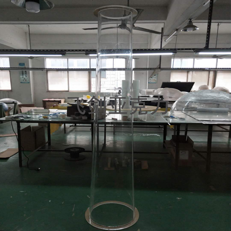 高透明亚克力有机玻璃管定制加工热弯切割封底实验制品定制