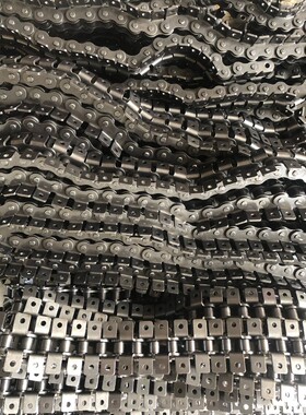 工业传动链条供应08B1p0A12A16A20A单排单侧双侧单孔带耳弯板链条