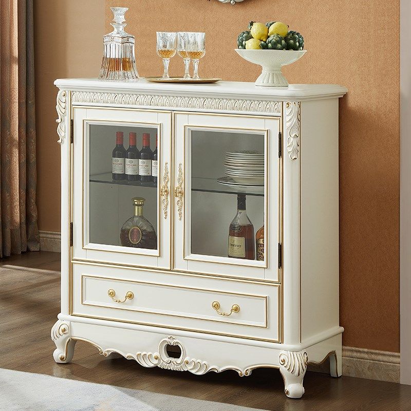 欧式实木雕花餐边柜家用储物柜多功能茶水柜大容量家用餐厅茶水柜,住宅家具,酒柜,淘宝优惠券,粉丝福利购,淘宝优惠卷
