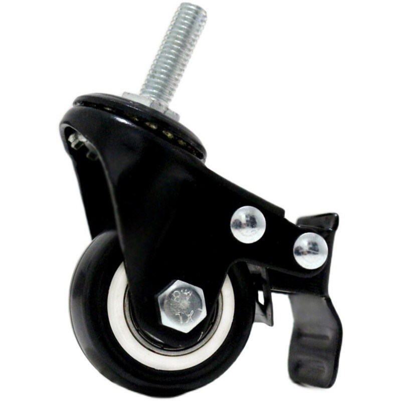 厨房置物架不锈钢碳钢重型置物架轮静音万向轮子物流推车轮