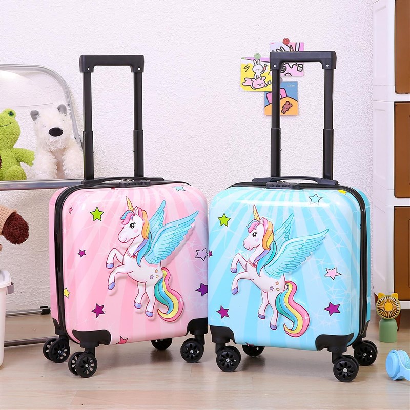 儿童拉杆箱18寸男女小孩旅行箱宝宝行李箱20寸万向轮儿童登机拖箱