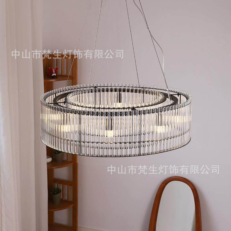 约创黑色现代客厅卧简室灯意544个性餐桌圆吊形吊灯美式意式风格,家装灯饰光源,智能吊灯,淘宝优惠券,粉丝福利购,淘宝优惠卷