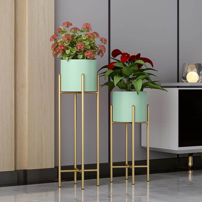 北欧花子室内客厅落架BOHJ0225地式视奢柜不锈电轻绿萝花架花盆金,基础建材,脚轮/万向轮,淘宝优惠券,粉丝福利购,淘宝优惠卷