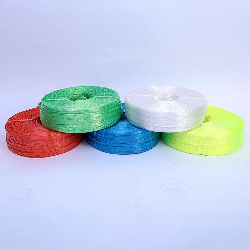 泡绳捆扎绳新塑料包绳料226PP尼龙扎口绳撕打裂带捆书绳多色