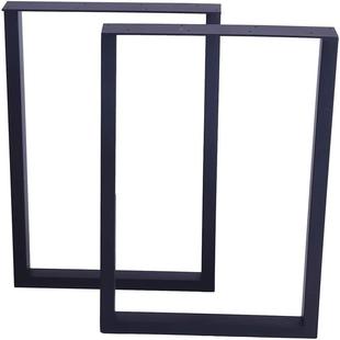 口字型桌架桌子腿腿书桌腿大板子简约桌脚桌腿铁艺桌腿架办公脚吧