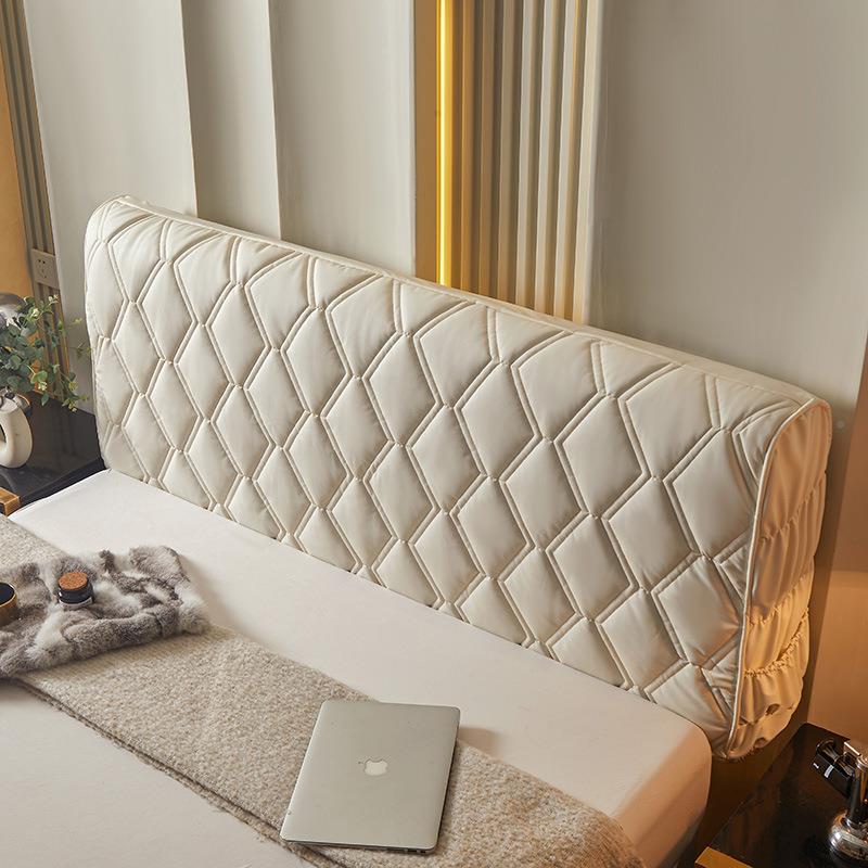 工垫厂床头套罩猫全包保护防尘通45455547软用防抓靠包布皮床